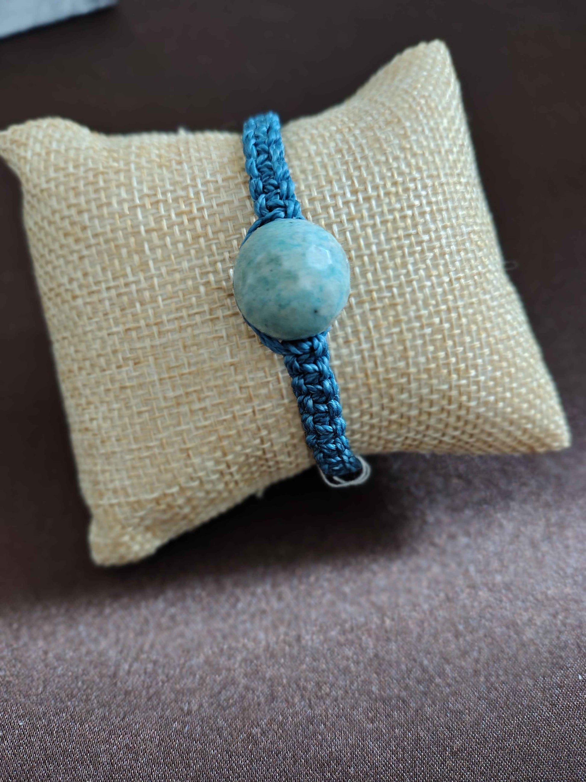 Bracciale del drago solo pietra centrale amazzonite